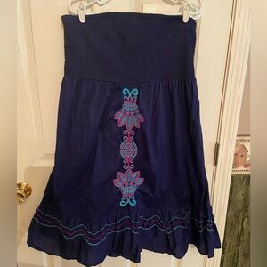 Lane Bryant flirty strapless cotton dress